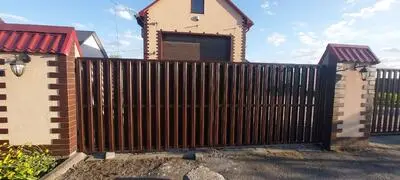 Встановлення відкатних воріт — фото 1